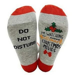 Do Not Disturb Hallmark Christmas Movies Socks